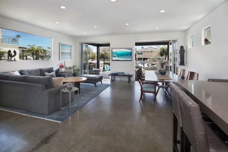 Shore Haven, Newport Beach, California open concept view